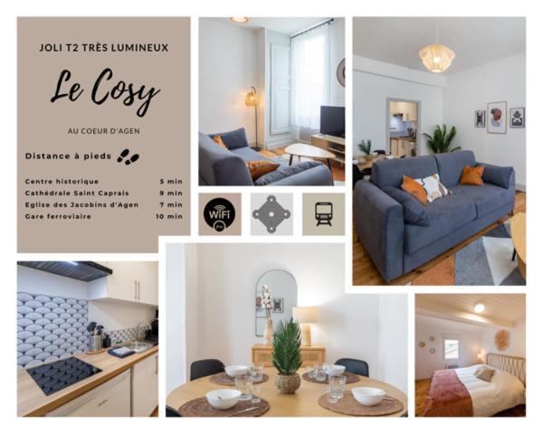 Le Cosy Magnifique T2 Neuf Centre Ville Gare 800 M Agen Buitenkant foto